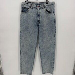 Britannia Jeans Vintage  Acid Wash Denim High Waist Straight Leg Vintage Size 34